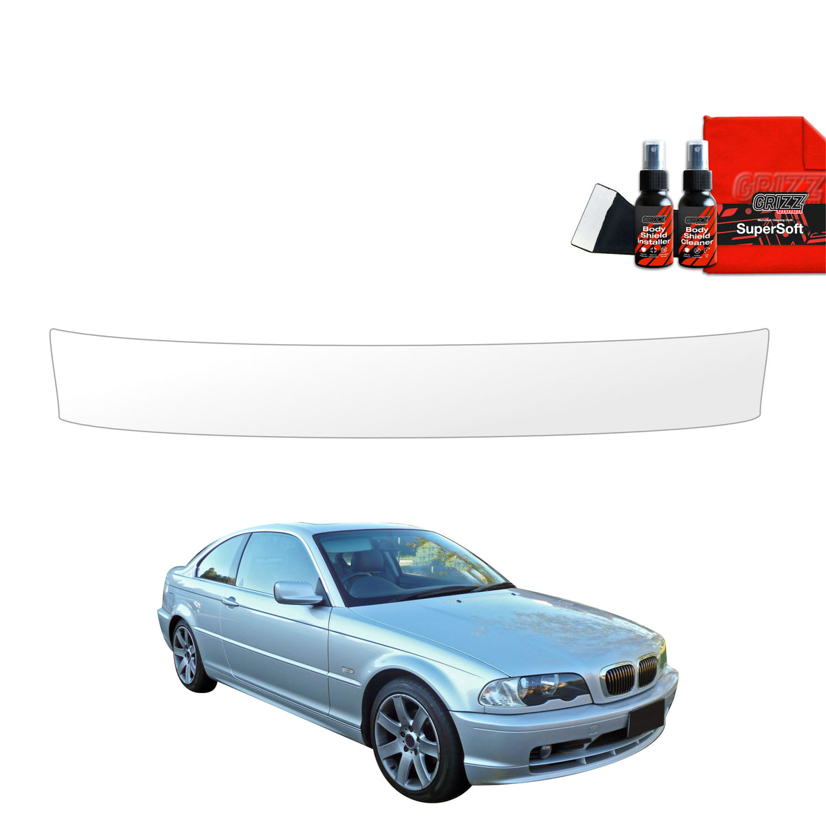 Schutzfolie Grizz Protector für Ladekante - BMW 3 E46 Coupe Pre-LCI (1999-2002)