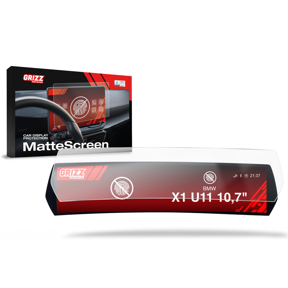 Matte Autodisplayfolie für BMW X1 U11 (2023-2026), Grizz Protector