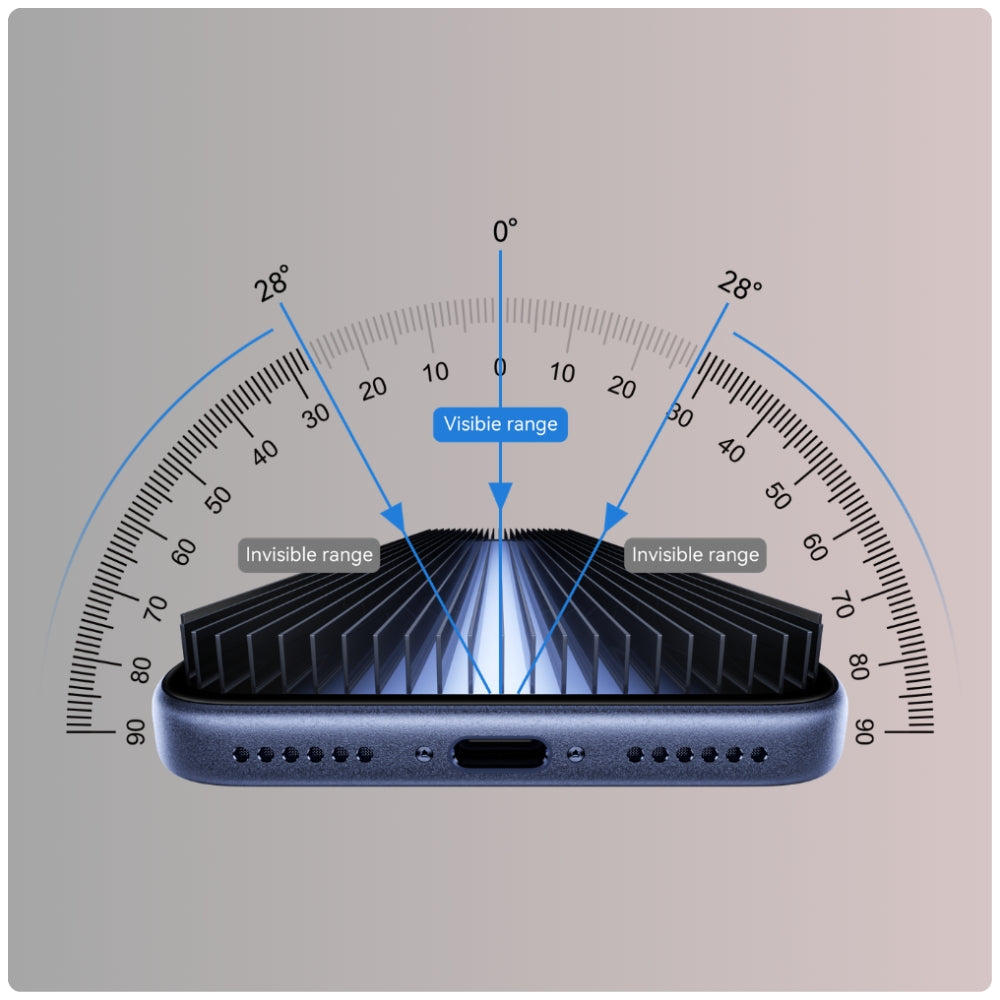 Blickschutzglas YAXO AR Privacy Armor Glass für iPhone 17e (3/9)