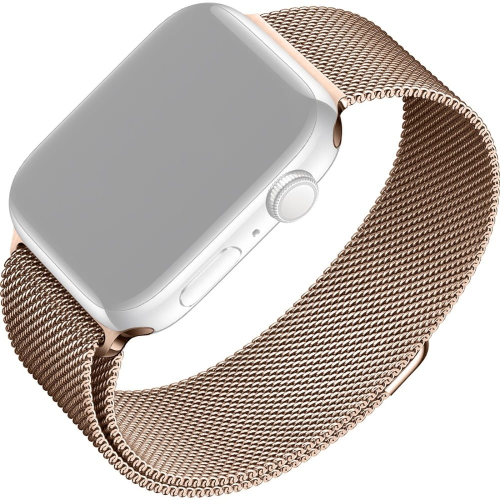 Armband Fixed Mesh Strap für Apple Watch 42/41/40/38 mm, Rosegold