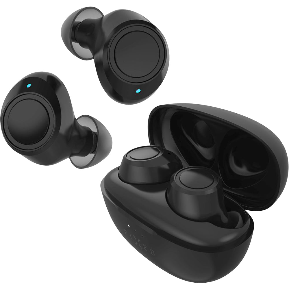 Kabellose In-Ear-Kopfhörer Fixed Buds, Bluetooth 5.3, USB-C, Schwarz