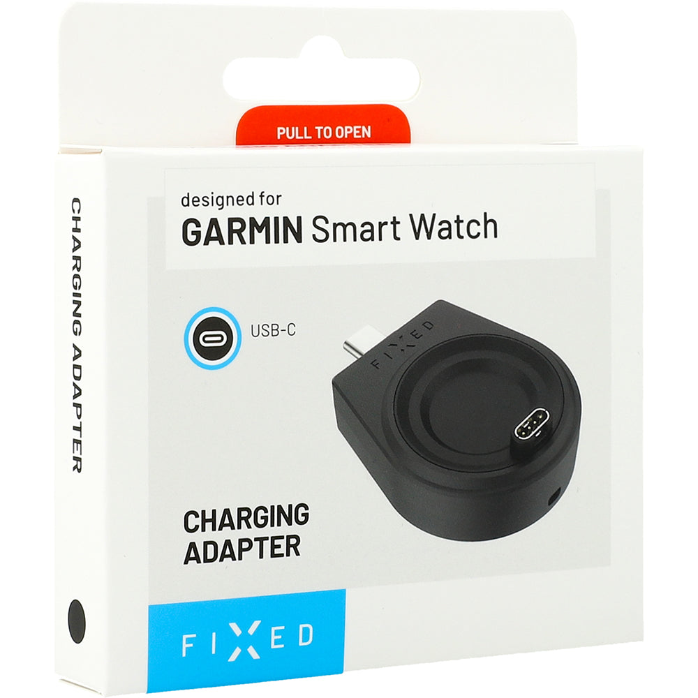 Ladegerät Fixed Charging Adapter for Powerstation Uni für Garmin Fenix / Epix / Forerunner / Venu / Enduro, Schwarz