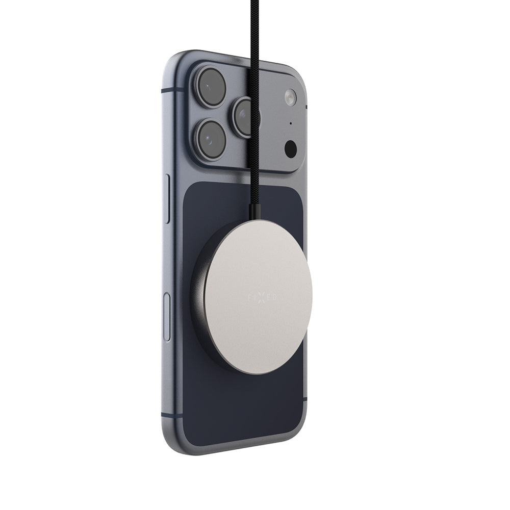 Induktionsladegerät mit Qi2.2 25W für MagSafe, Fixed Charger MagPad Slim, Beige-Grau