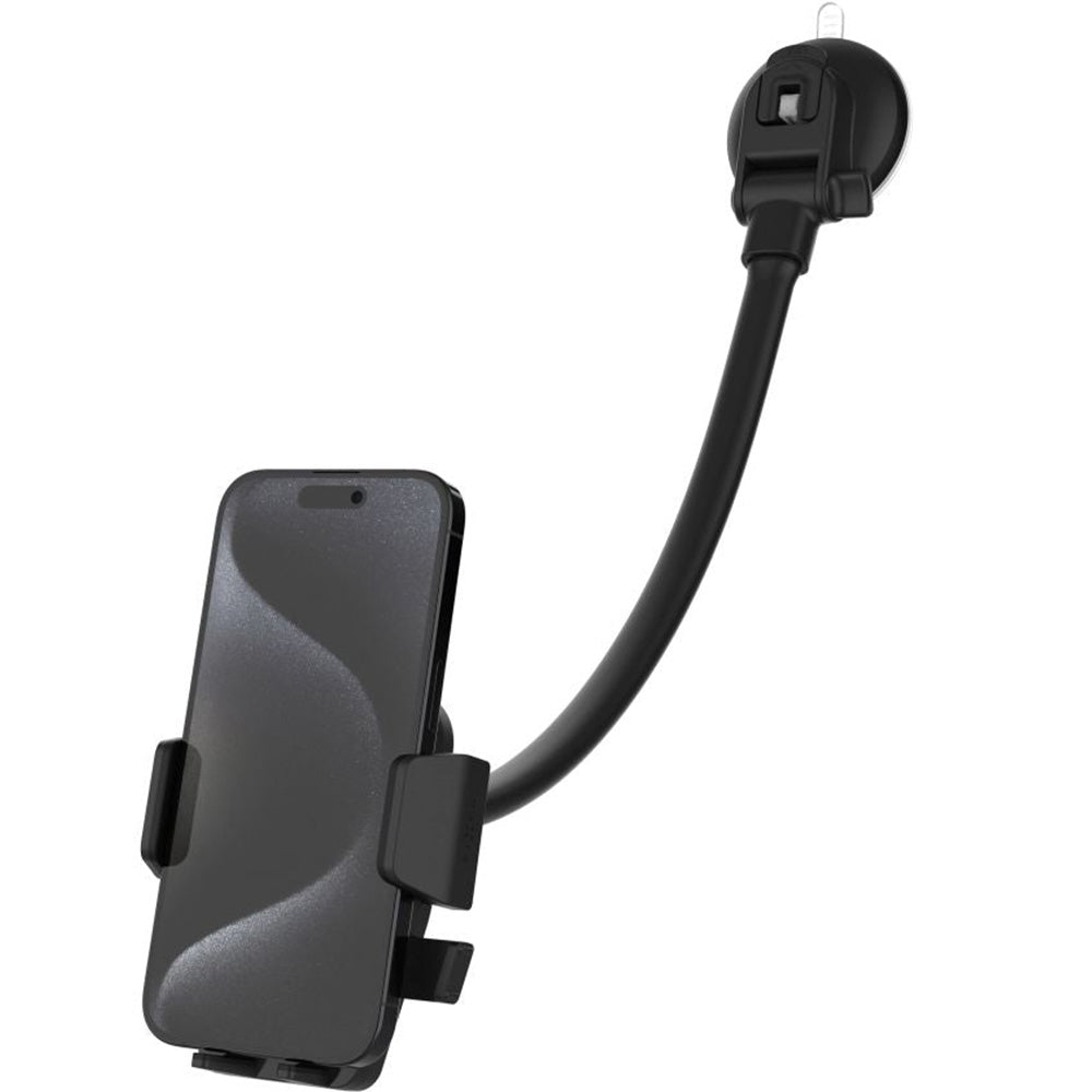 Autohalterung für Windschutzscheibe / Armaturenbrett, Fixed Flex XL, Schwarz