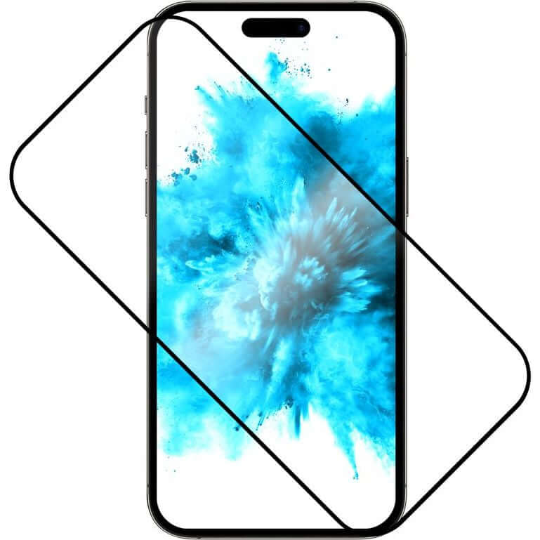 Gehärtetes Glas für Realme 14x 5G, Fixed Full Cover 2.5D Tempered Glass, Transparent mit Schwarzen Rahmen