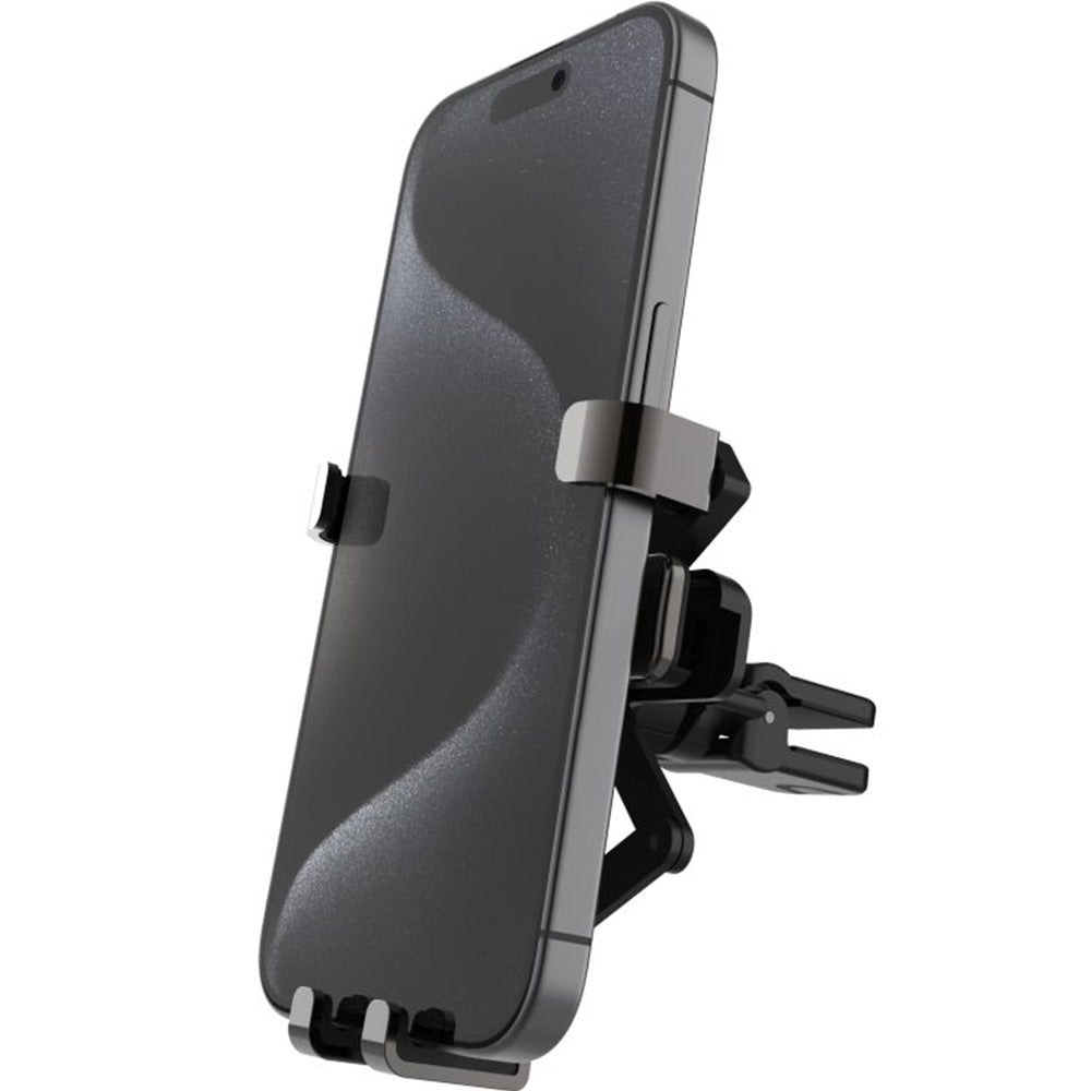 Schwerkraft Autohalterung für das Telefon zu den Lüftungsöffnungen, Fixed Gravity Car Phone Holder, Schwarz
