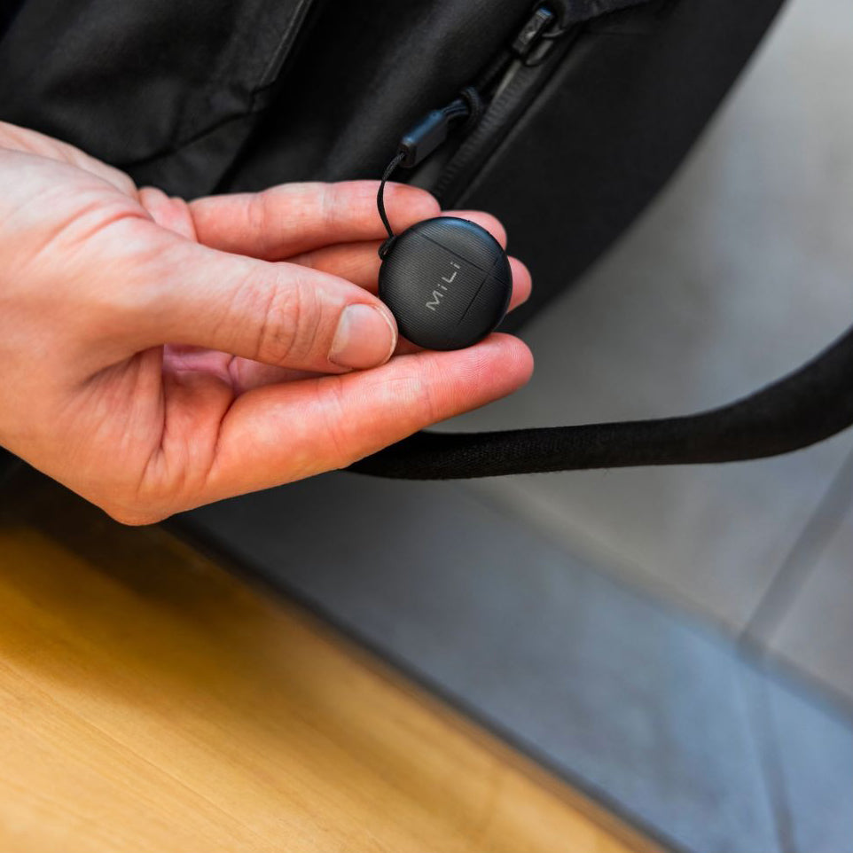 Tracker mit Apple Find My und Android Find Hub, Fixed LiTag GPS, mit Lautsprecher, Schwarz