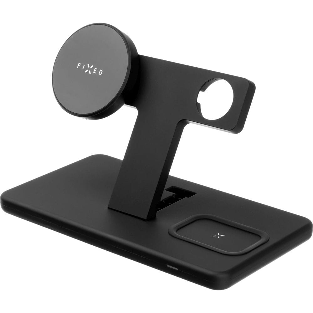 Induktives Ladegerät 3in1, Qi, 15W, MagSafe, Fixed Powerstation Wireless Charging