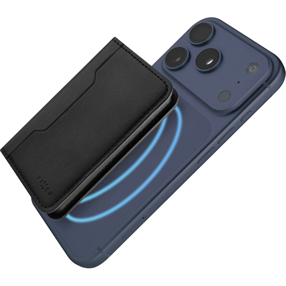Kartenetui mit MagSafe, Fixed MagWallet Fold, Schwarz