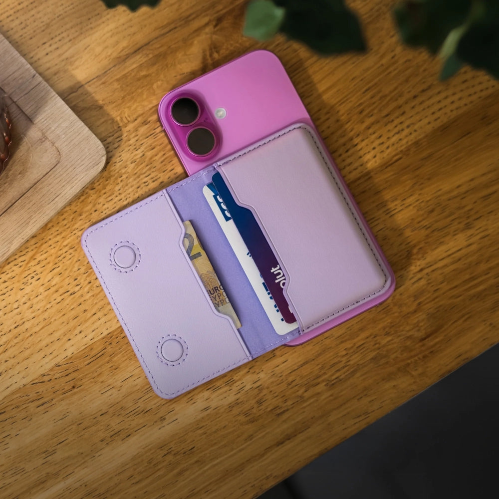 Kartenetui mit MagSafe, Fixed MagWallet Fold, Violett