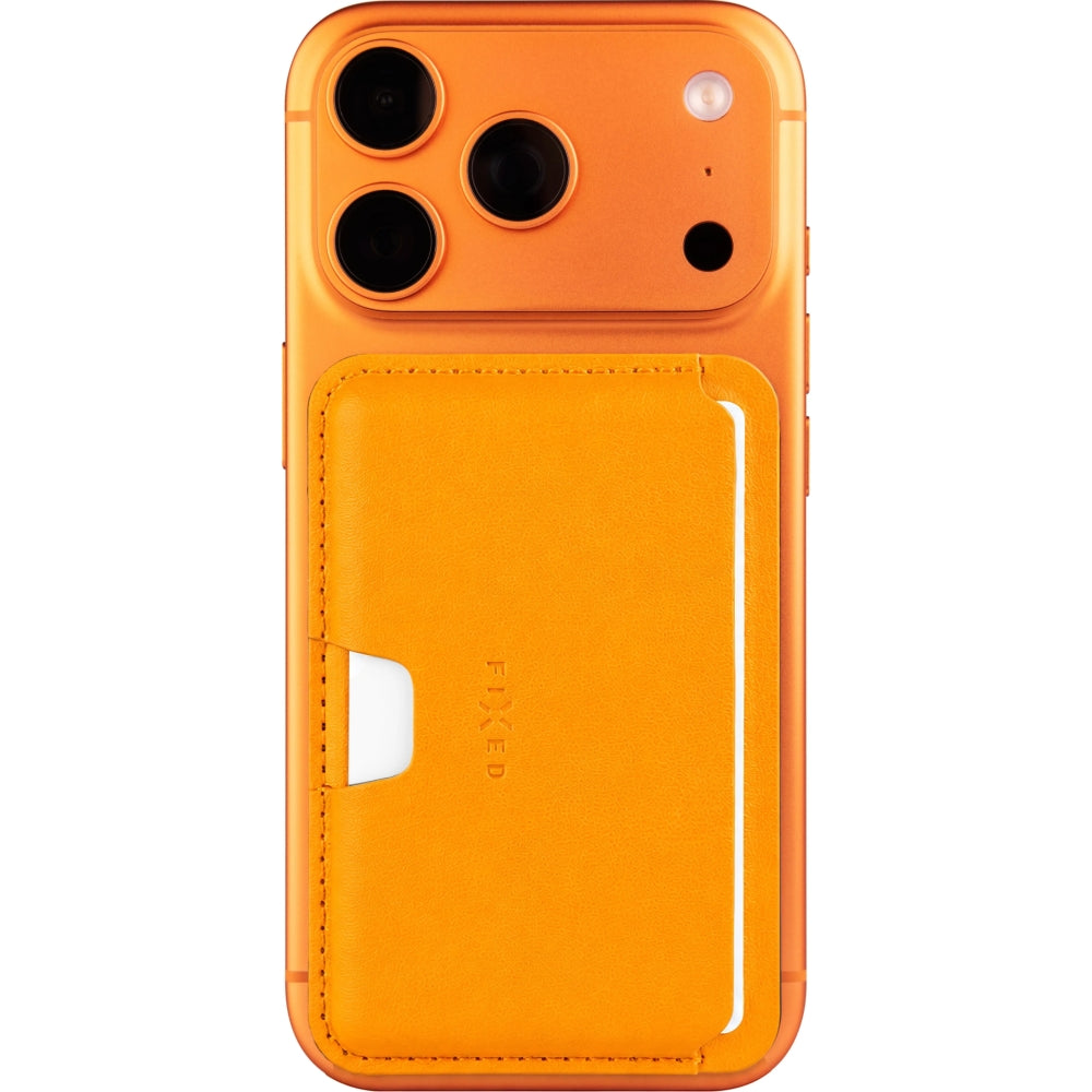Kartenetui mit MagSafe, Fixed MagWallet Slim, Orange