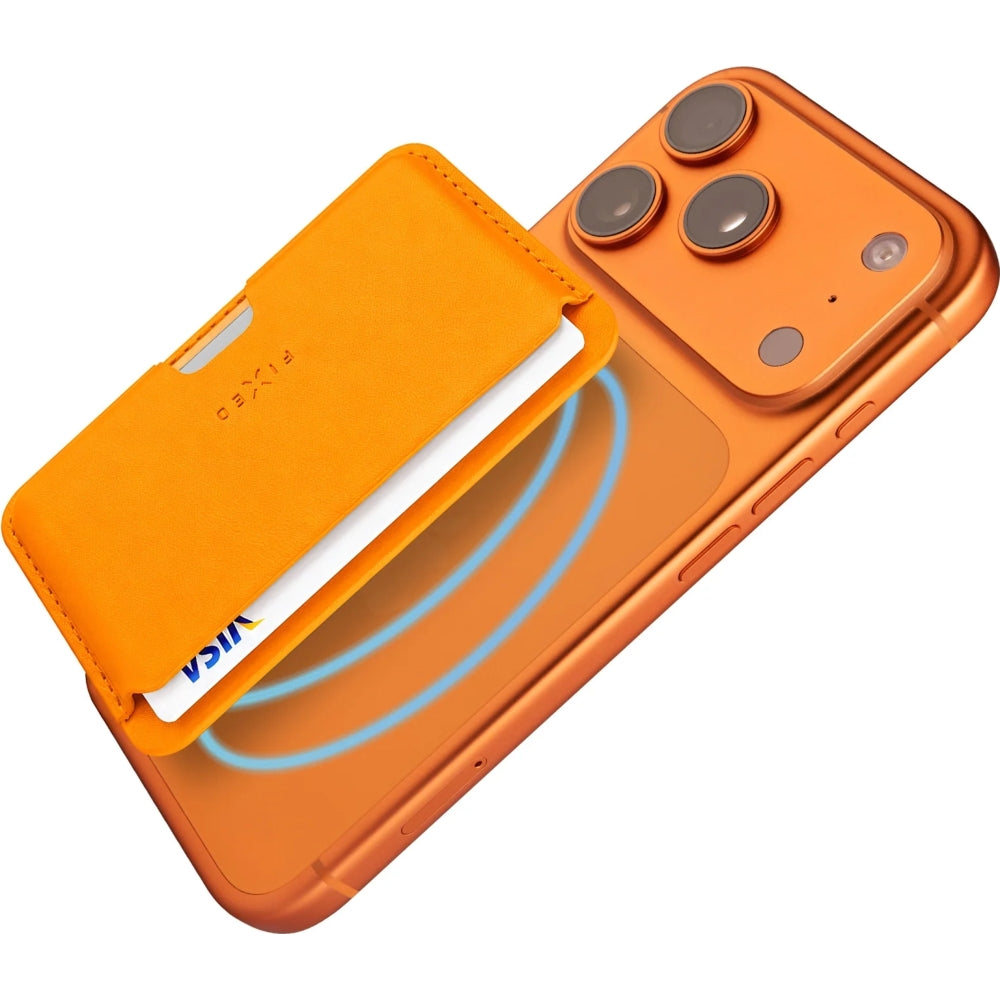 Kartenetui mit MagSafe, Fixed MagWallet Slim, Orange