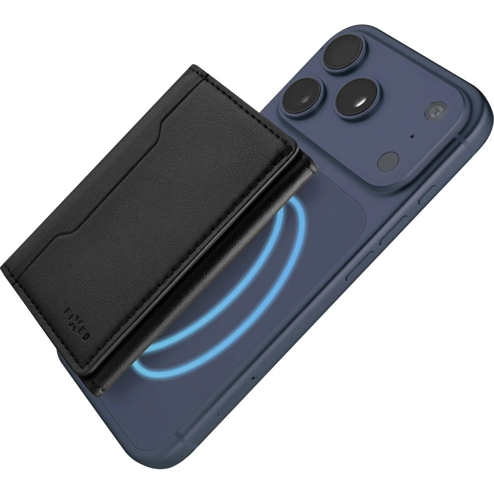 Kartenhalter für MagSafe, Fixed Mag Wallet Trifold, Schwarz