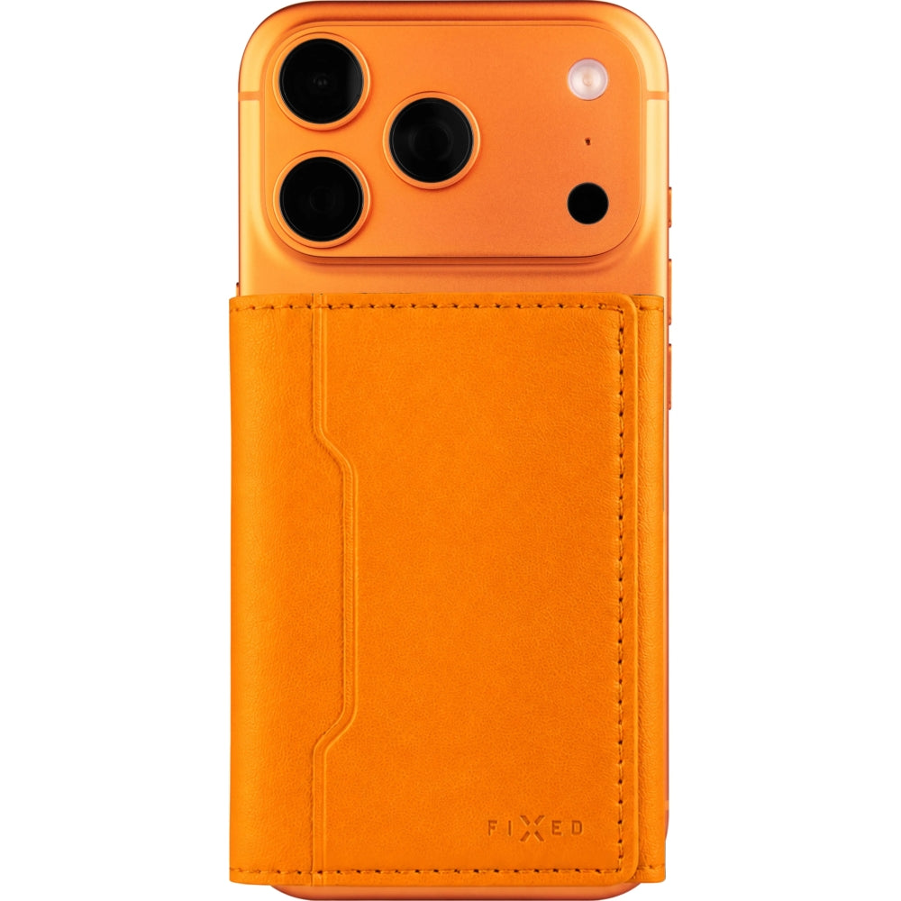 Kartenhalter für MagSafe, Fixed Mag Wallet Trifold, Orange