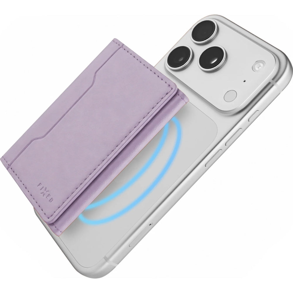 Kartenhalter für MagSafe, Fixed Mag Wallet Trifold, Violett