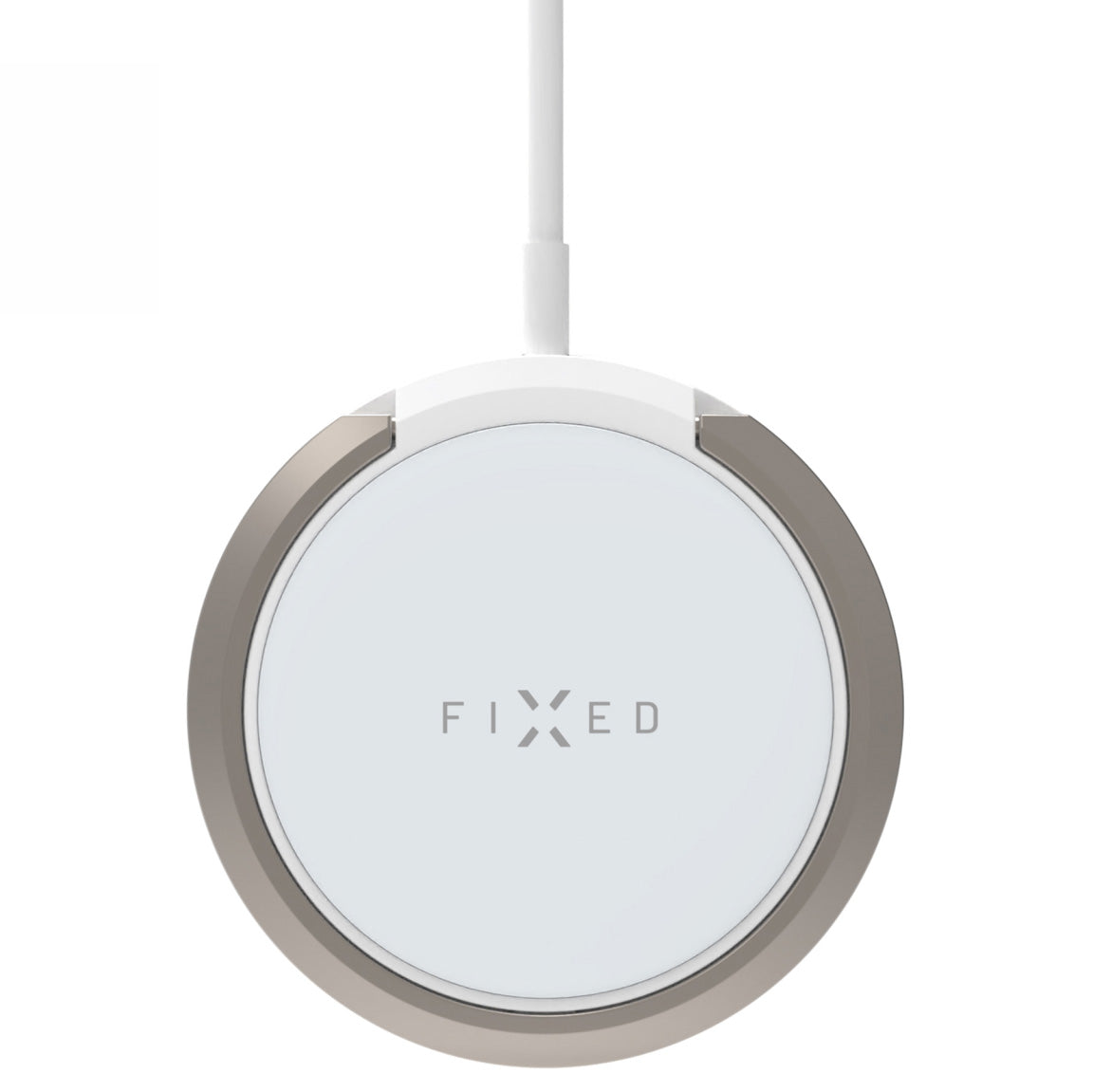 Induktives Ladegerät Qi 15W, mit MagSafe, Fixed MagPad, Weiß