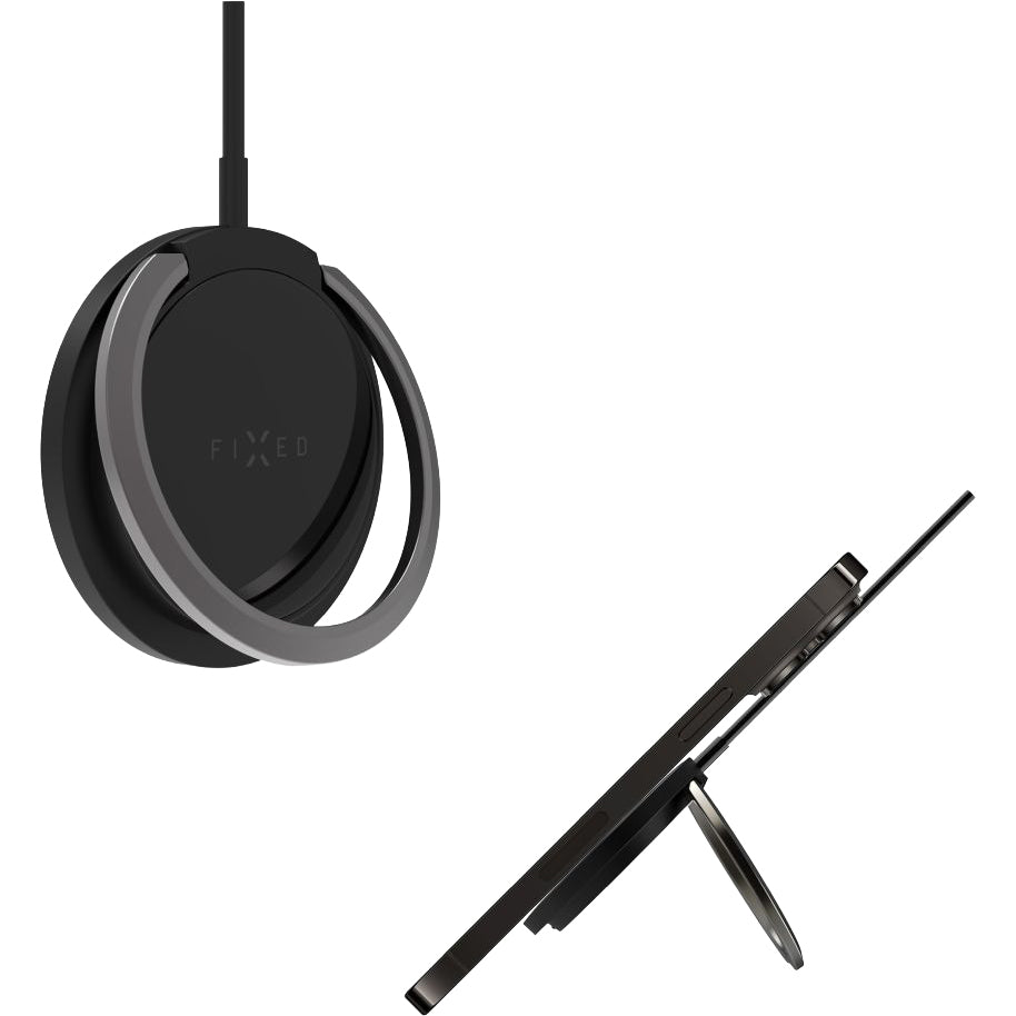 Induktives Ladegerät Qi 15W, mit MagSafe, Fixed MagPad, Schwarz