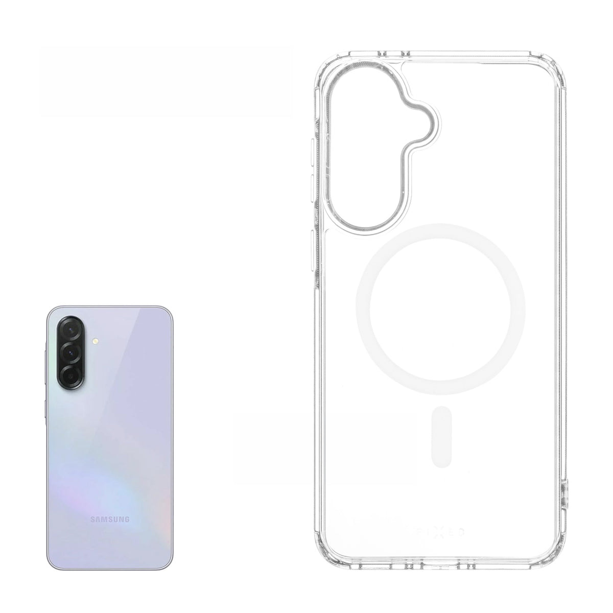 Handyhülle für Samsung Galaxy A37 5G, Fixed MagPure mit MagSafe, Transparent