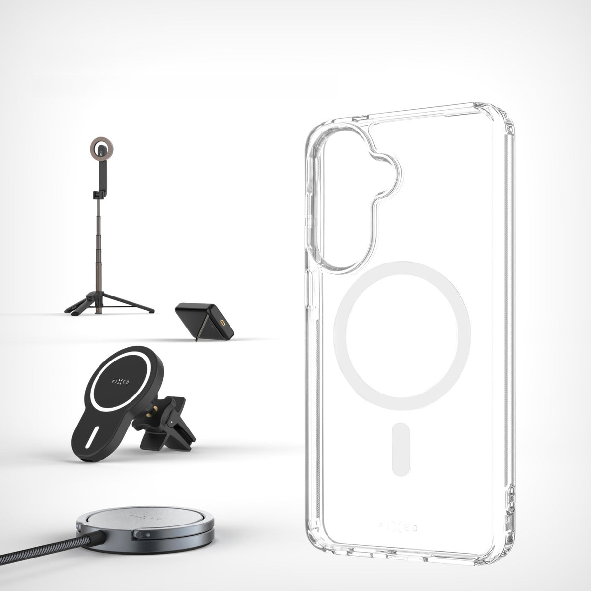 Handyhülle für Samsung Galaxy A57 5G, Fixed MagPure mit MagSafe, Transparent