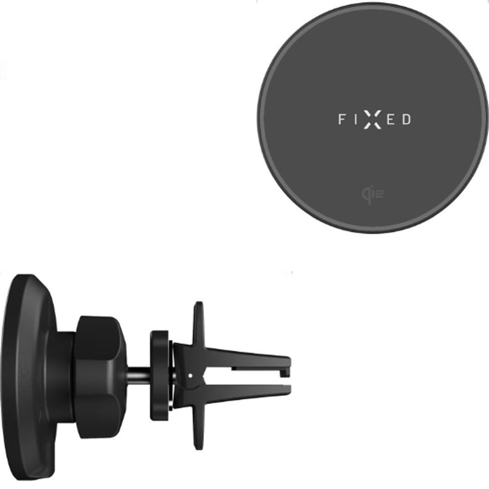 Autohalterung Magnetische zum Lüftungsgitter für MagSafe, Fixed MagRound 2 Qi2 15W, Schwarz
