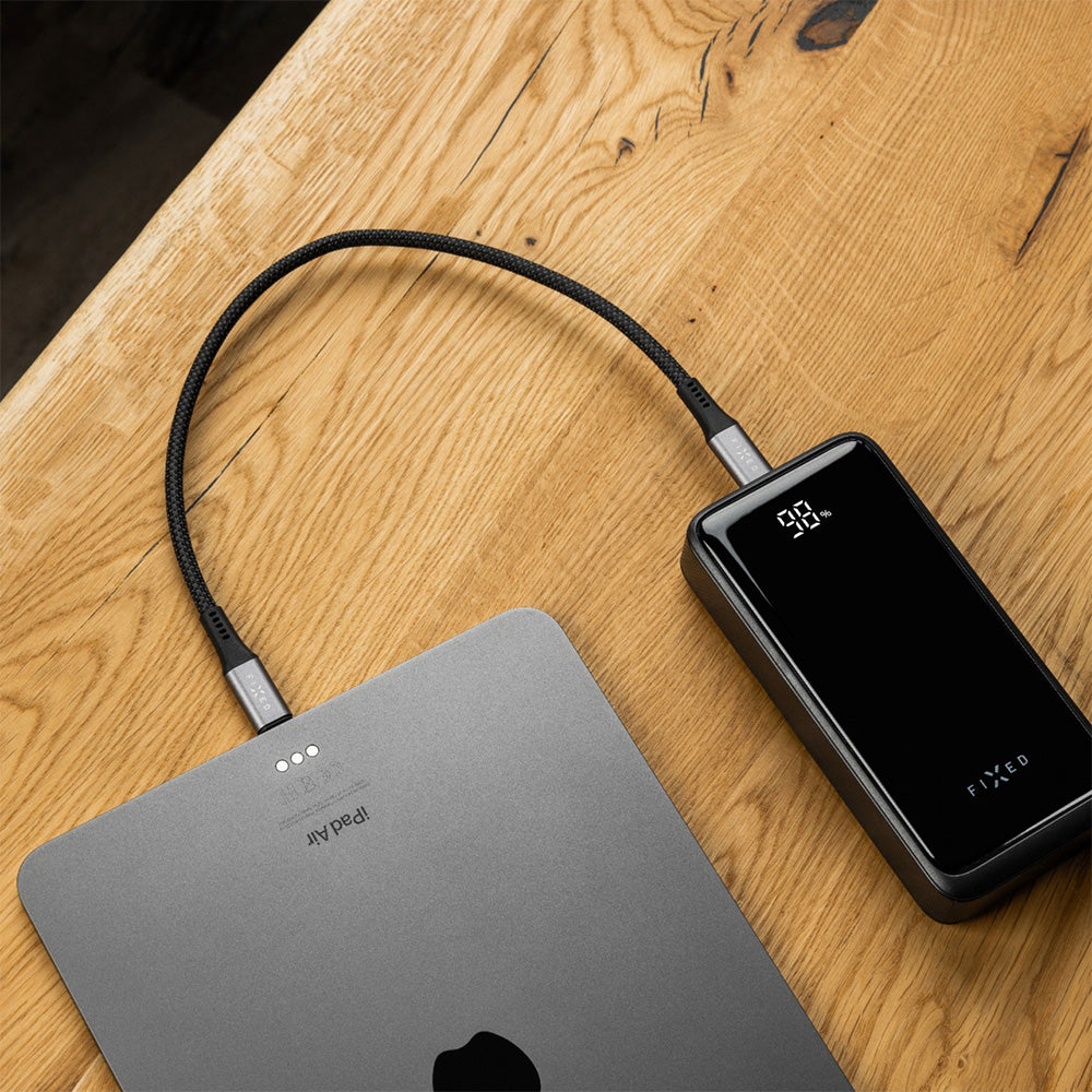 Kabel USB-C zu USB-C (USB4) 40Gbps / 240W / 8K@60Hz, 0,25 - 0,49 m m, Fixed Media Cable, Schwarz (7/8)