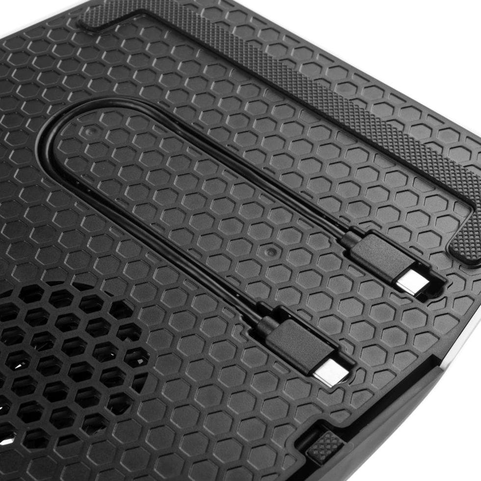 Multifunktionale Ladestation mit Kühlfunktion für PlayStation 5, Fixed Multifunctional Stand Station, Schwarz und Weiß
