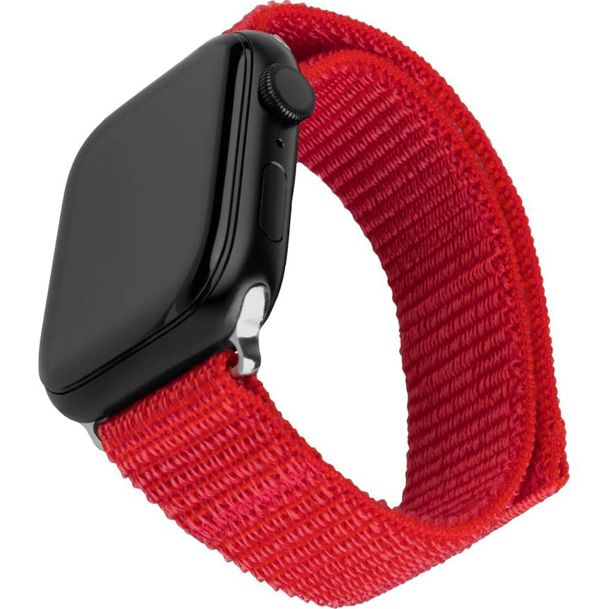 Armband für Apple Watch 49/46/45/44 mm, Fixed Nylon Strap, Rot