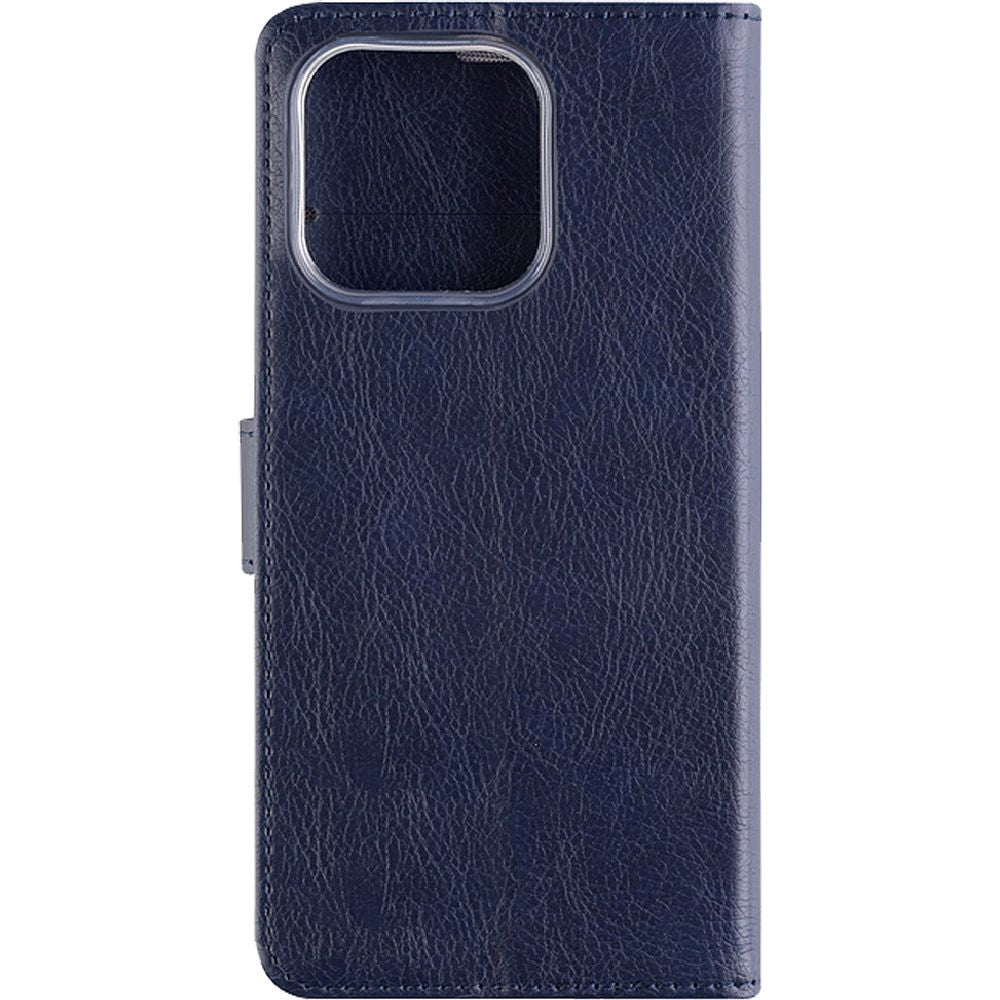 Handyhülle für iPhone 16 Pro, Fixed Book Case Opus, Dunkelblau