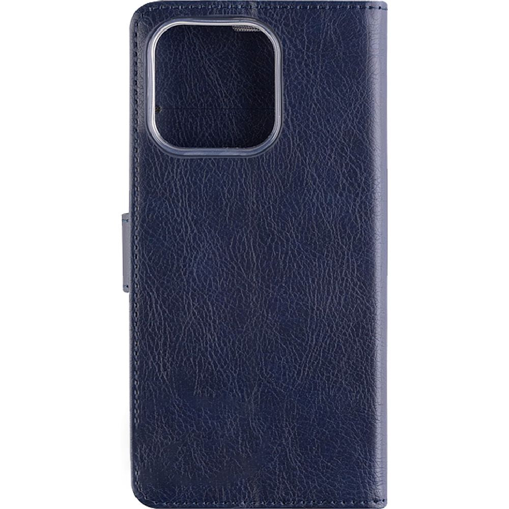 Handyhülle für iPhone 16 Pro Max, Fixed Book Case Opus, Dunkelblau