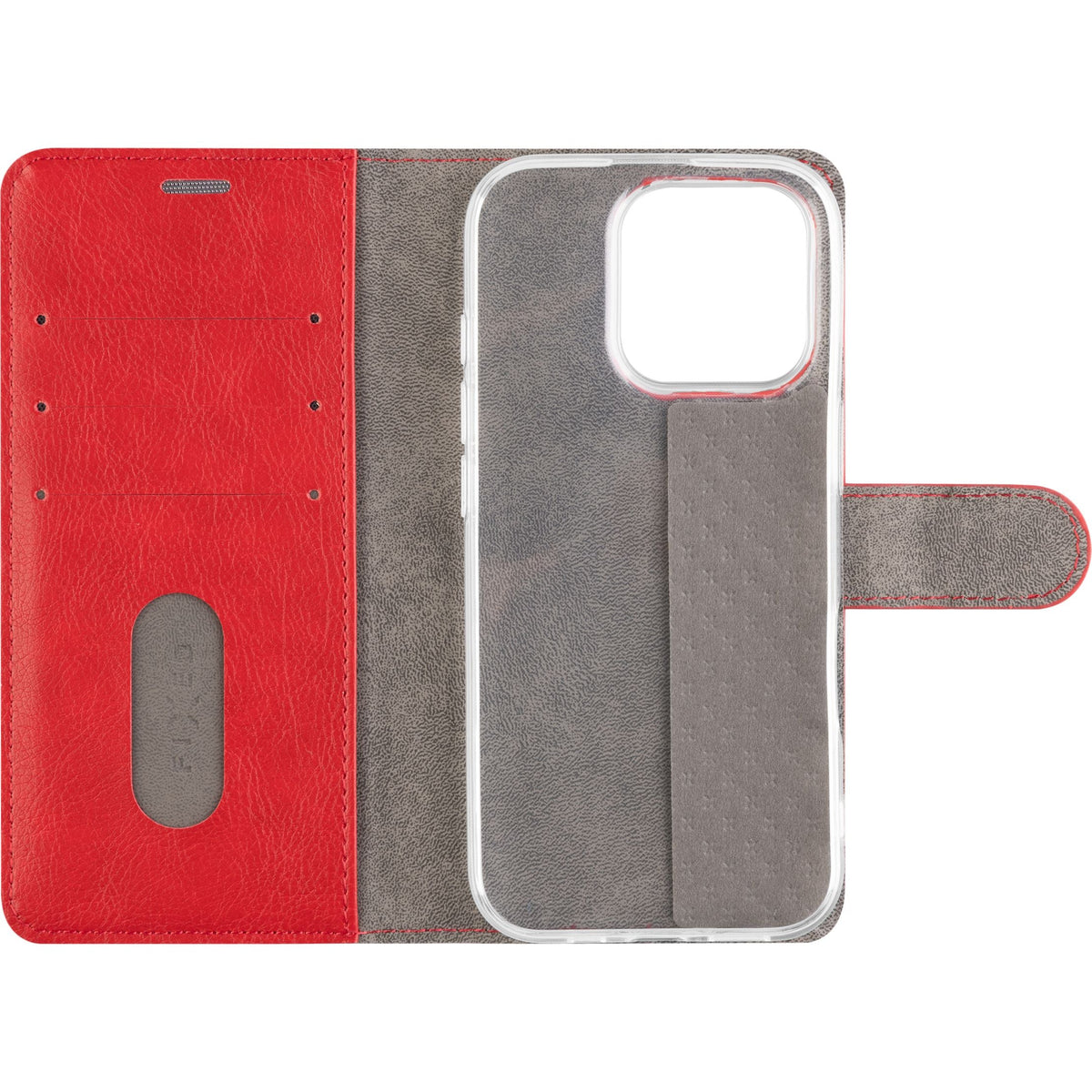 Handyhülle für iPhone 16 Pro Max, Fixed Book Case Opus, Rot