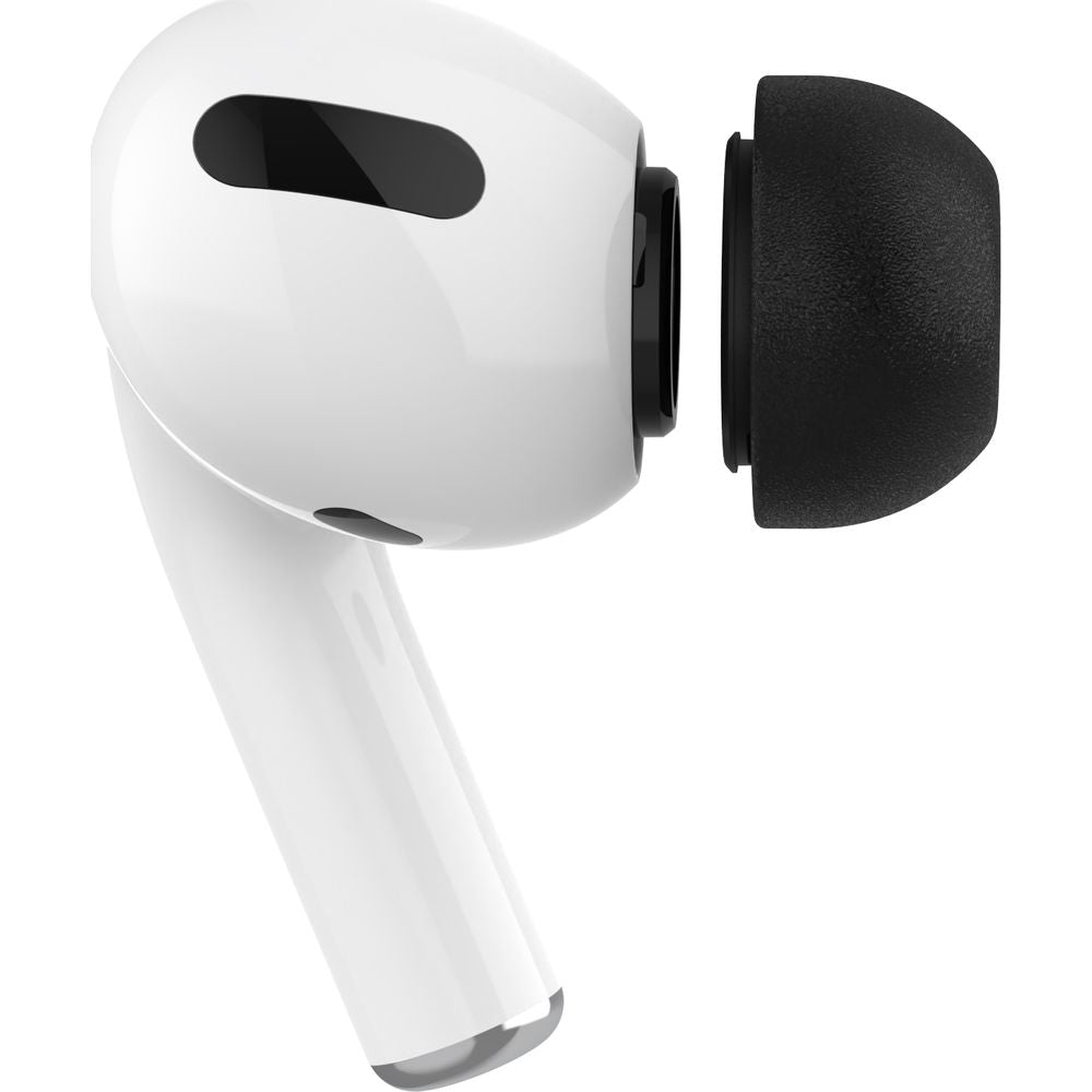 Ohrstöpsel für AirPods Pro 2 / Pro, Fixed Plugs Pro, Größe L, Schwarz, 2 Sets