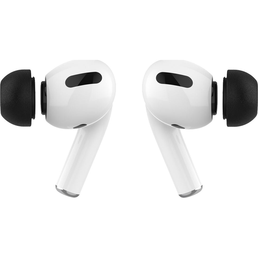 Ohrstöpsel für AirPods Pro 2 / Pro, Fixed Plugs Pro, Größe L, Schwarz, 2 Sets
