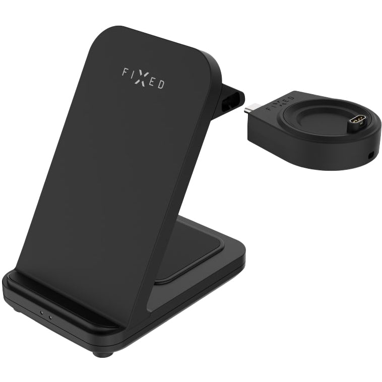 Induktive Ladestation 3in1 Fixed Powerstation for Garmin, Qi, 18W, Schwarz