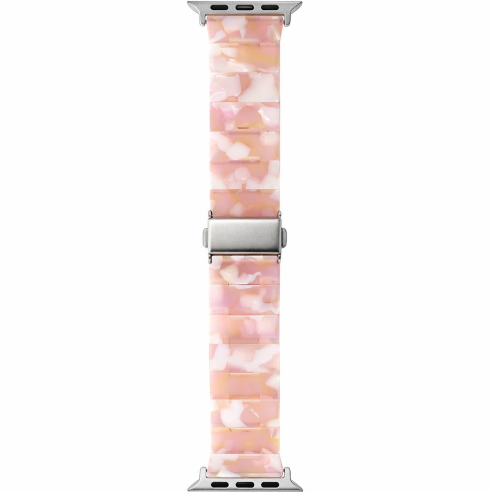 Armband für Apple Watch 42/41/40/38 mm, Fixed Resin, Perl-Rosa