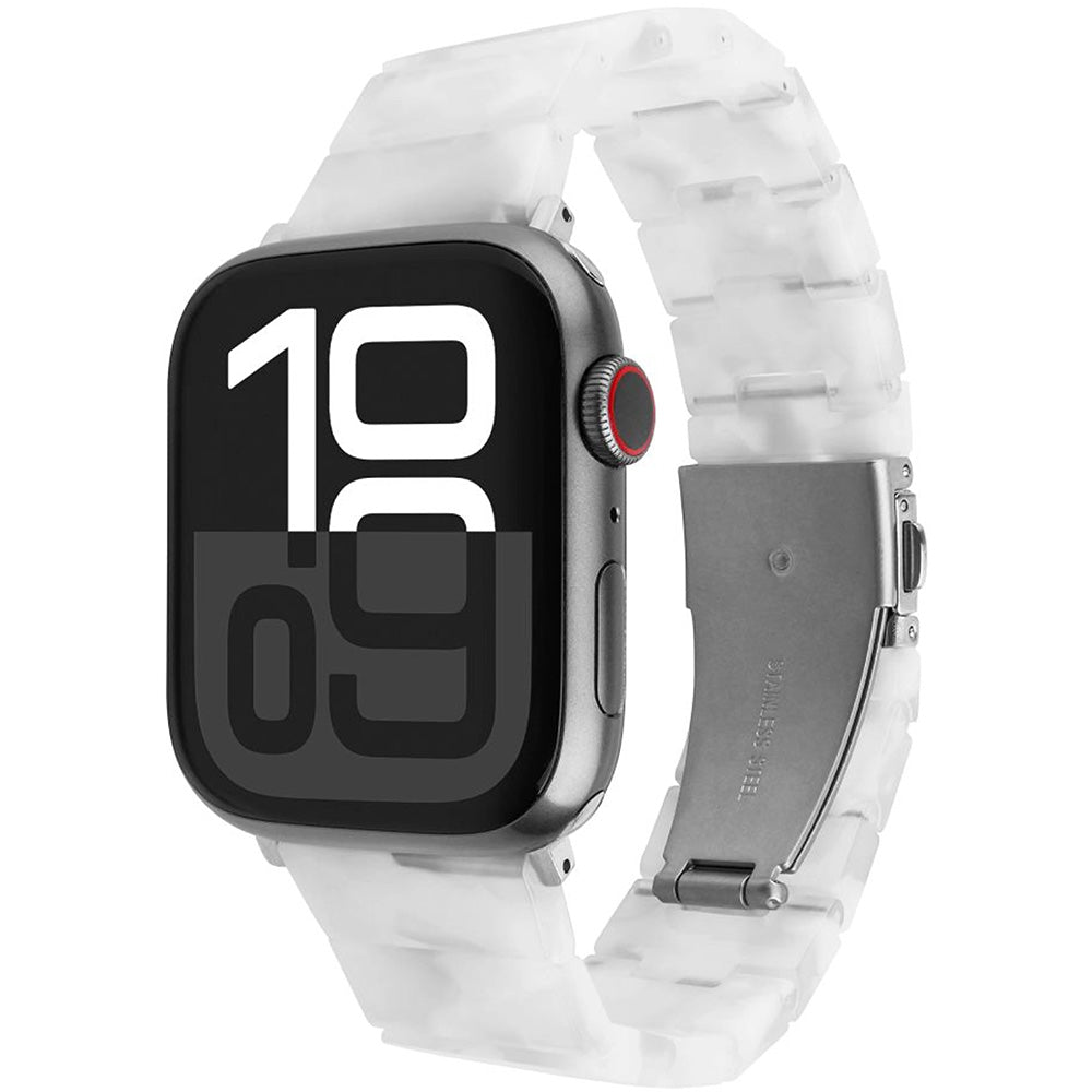 Armband für Apple Watch 42/41/40/38 mm, Fixed Resin, Perl-Weiß