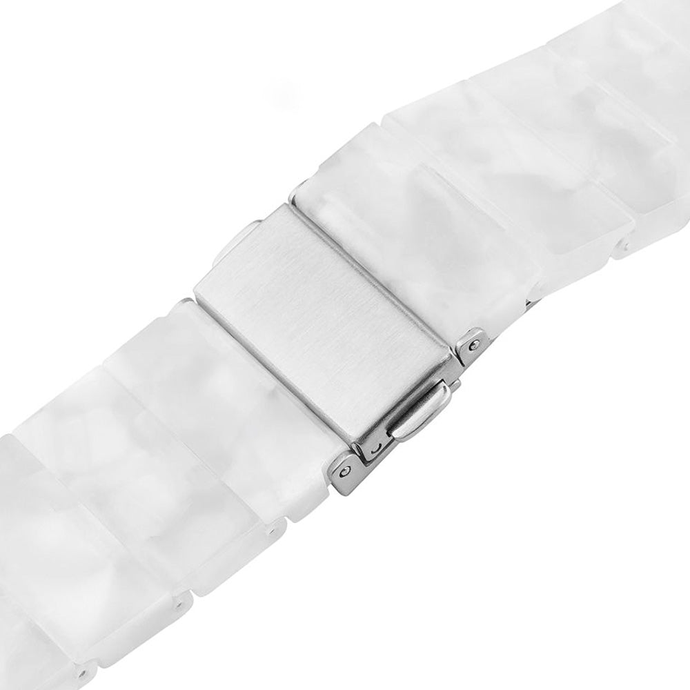 Armband für Apple Watch 42/41/40/38 mm, Fixed Resin, Perl-Weiß