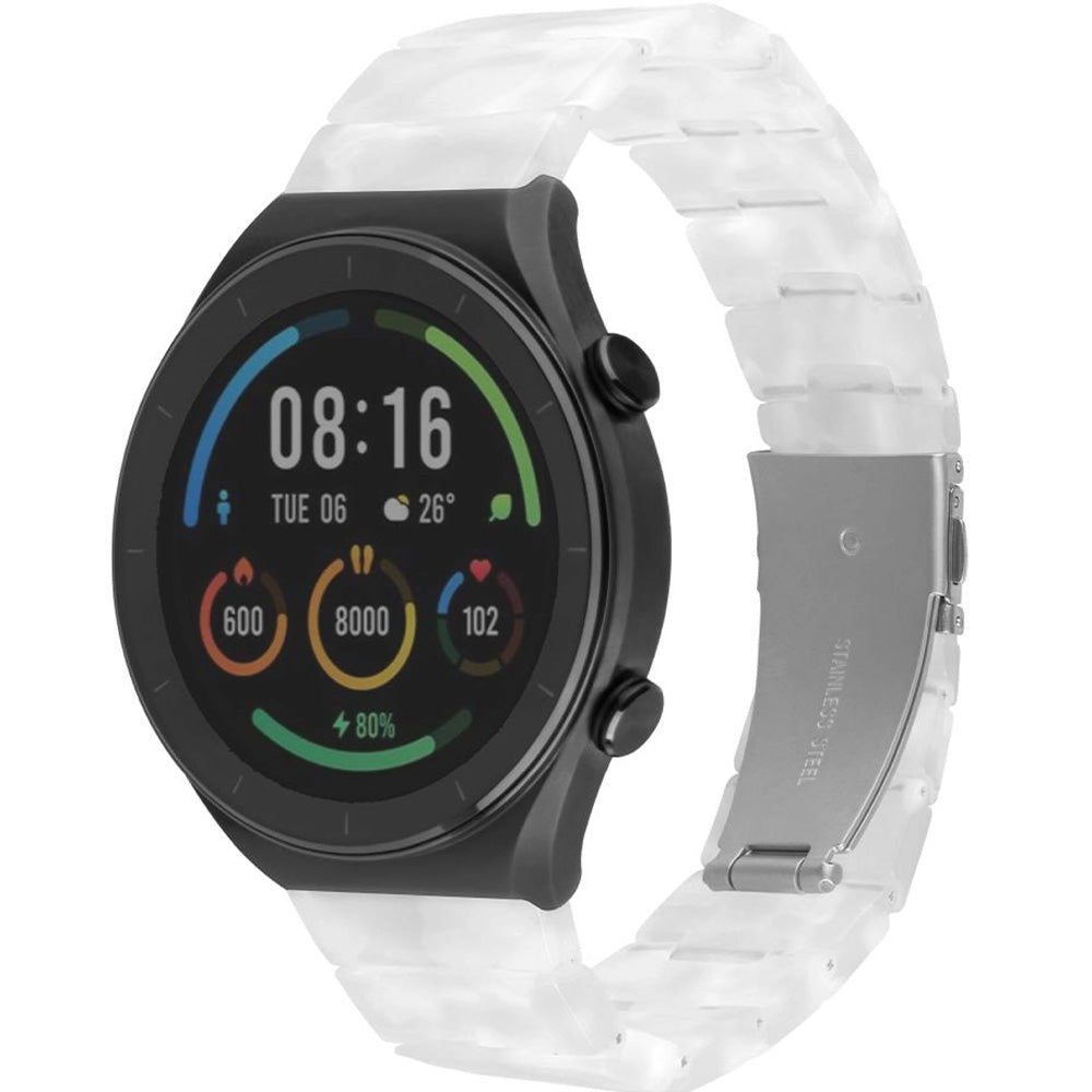 Armband für Smartwatch, QuickRelease 20 mm, Fixed Resin, Perl-Weiß