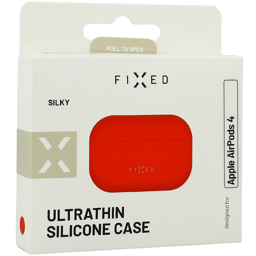Schutzhülle für AirPods 5 / 4, Fixed Silky, Rot