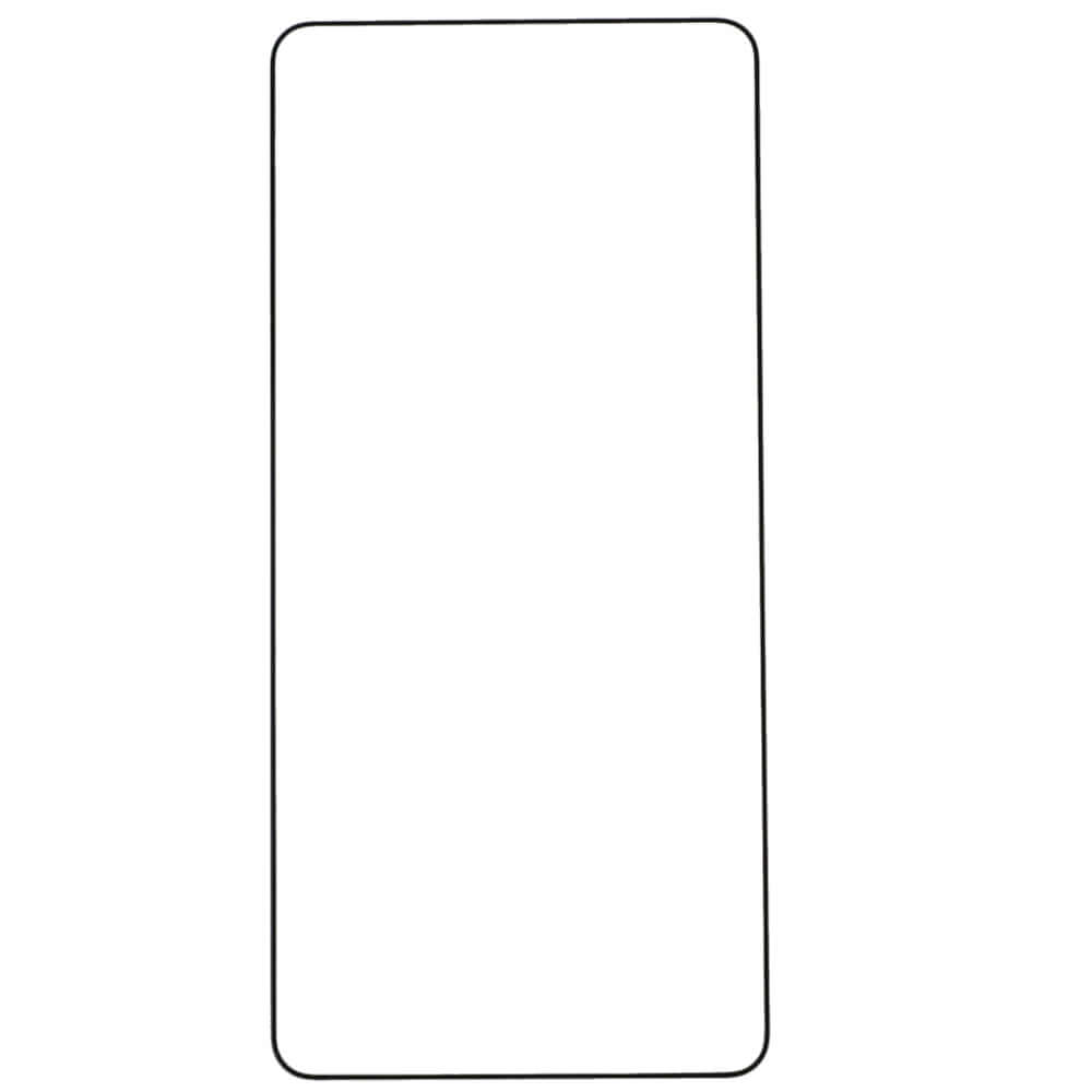 Gehärtetes Glas für Galaxy S25 Edge, Fixed Full Cover 2.5D Tempered Glass, Schwarzen Rahmen