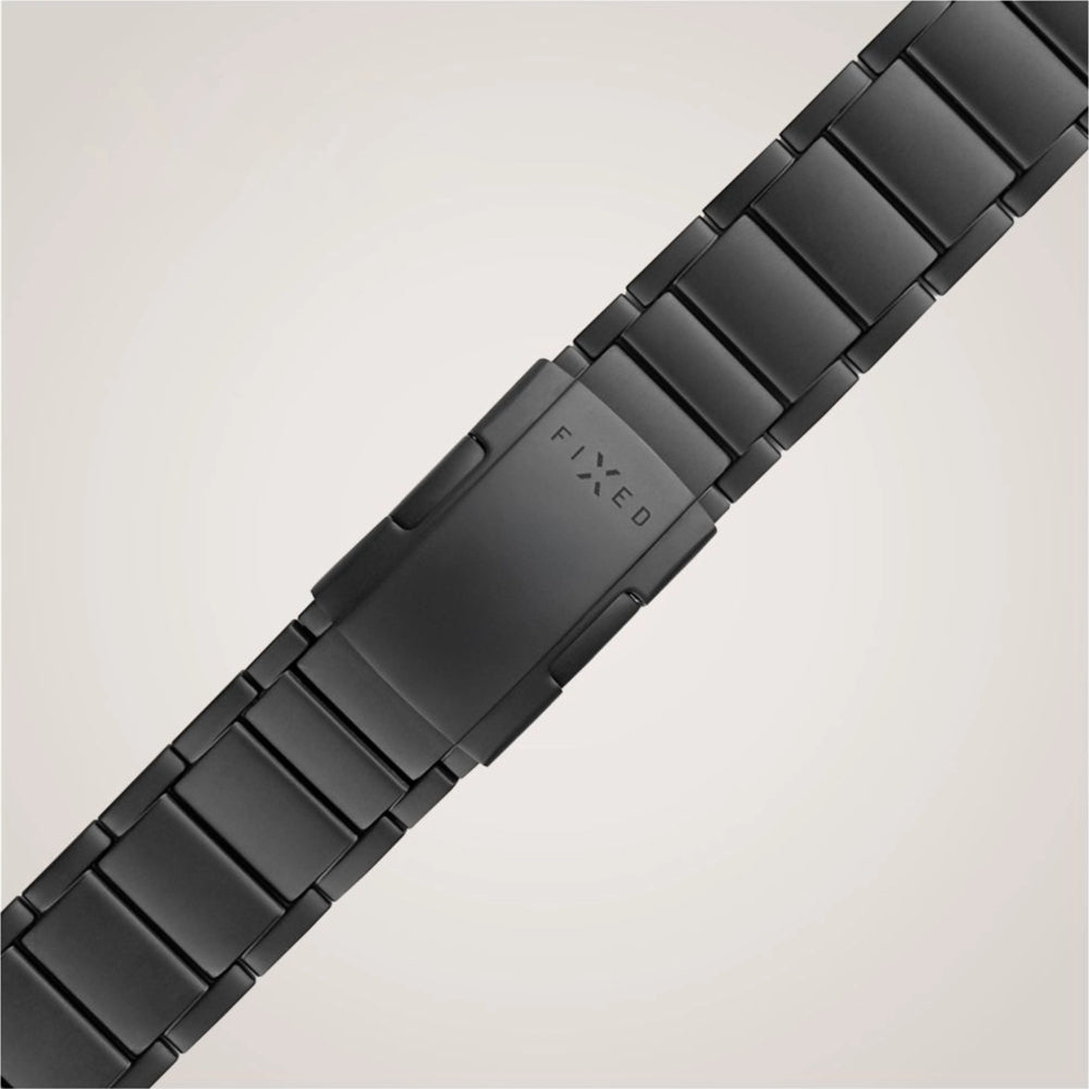 Armband Fixed Titanium Strap für Garmin Fenix 8 Pro (51 mm) / 8 / 7X Pro / 7X / 6X Pro, QuickFit 26 mm, Schwarz