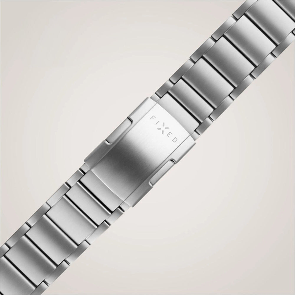 Armband Fixed Titanium Strap für Garmin Fenix 8 Pro (51 mm) / 8 / 7X Pro / 7X / 6X Pro, QuickFit 26 mm, Grau