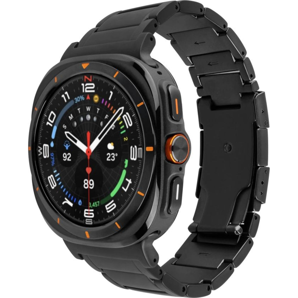 Armband Fixed Titanium Strap für Samsung Galaxy Watch Ultra 2 / Ultra, Schwarz