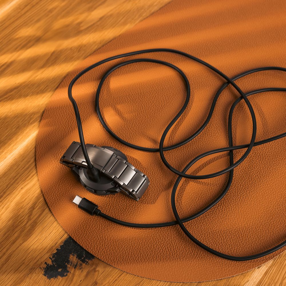 Kabel USB-C für Garmin Smartwatches, Fixed USB-C Charging Cable, 2 m, Schwarz