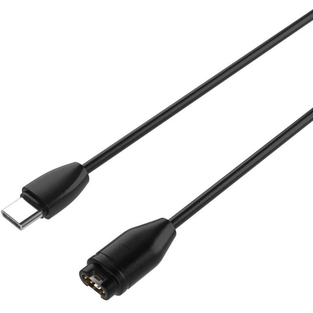 Kabel USB-C für Garmin Smartwatches, Fixed USB Charging Cable, 1m, Schwarz
