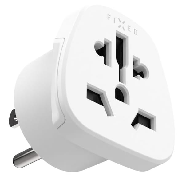 Adapter / Reisestecker Fixed World to US, Adapter Europa auf USA, Japan, 3750W, Weiß