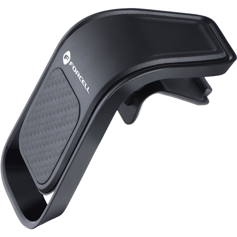 Autohalterung für Lüftungsgitter / Rundgitter, Magnetische, Forcell F-Grip Carbon B060, Schwarz