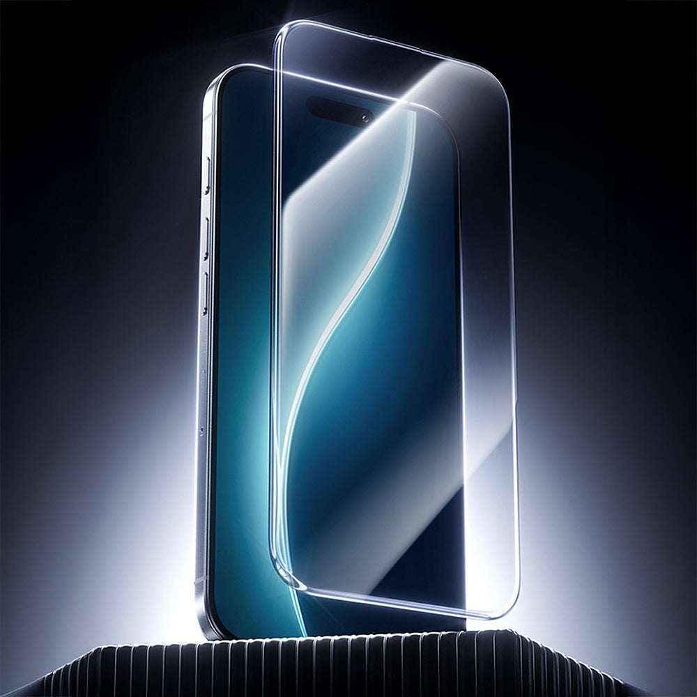 Displayschutzglas für iPhone 17 Pro, Benks Ultra Shield HD, Schwarzer Rahmen