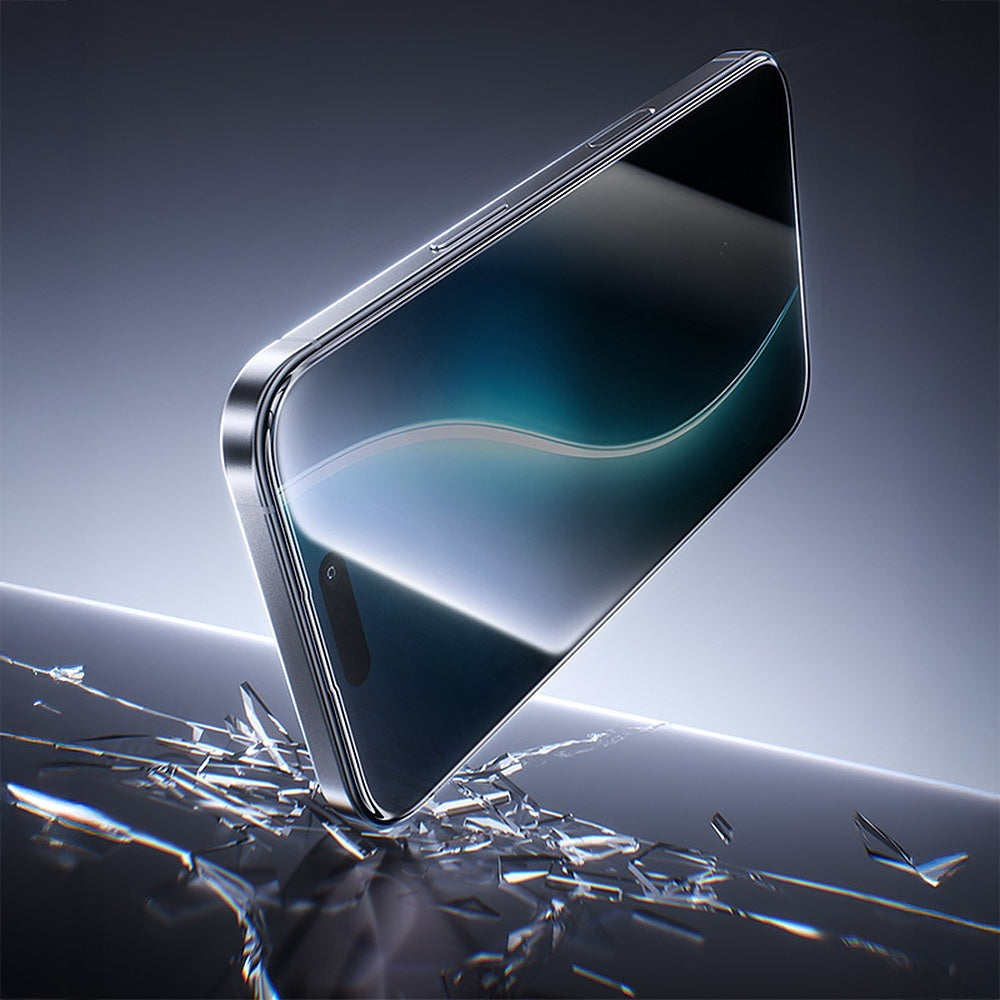 Displayschutzglas für iPhone 17 Pro, Benks Ultra Shield HD, Schwarzer Rahmen