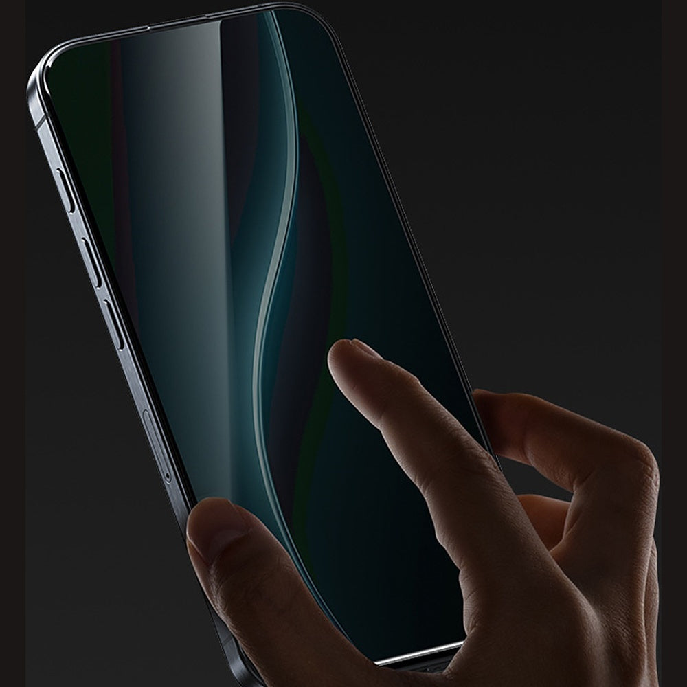 Displayschutzglas für iPhone Air, Benks Joy Touch Matte, Schwarzer Rahmen