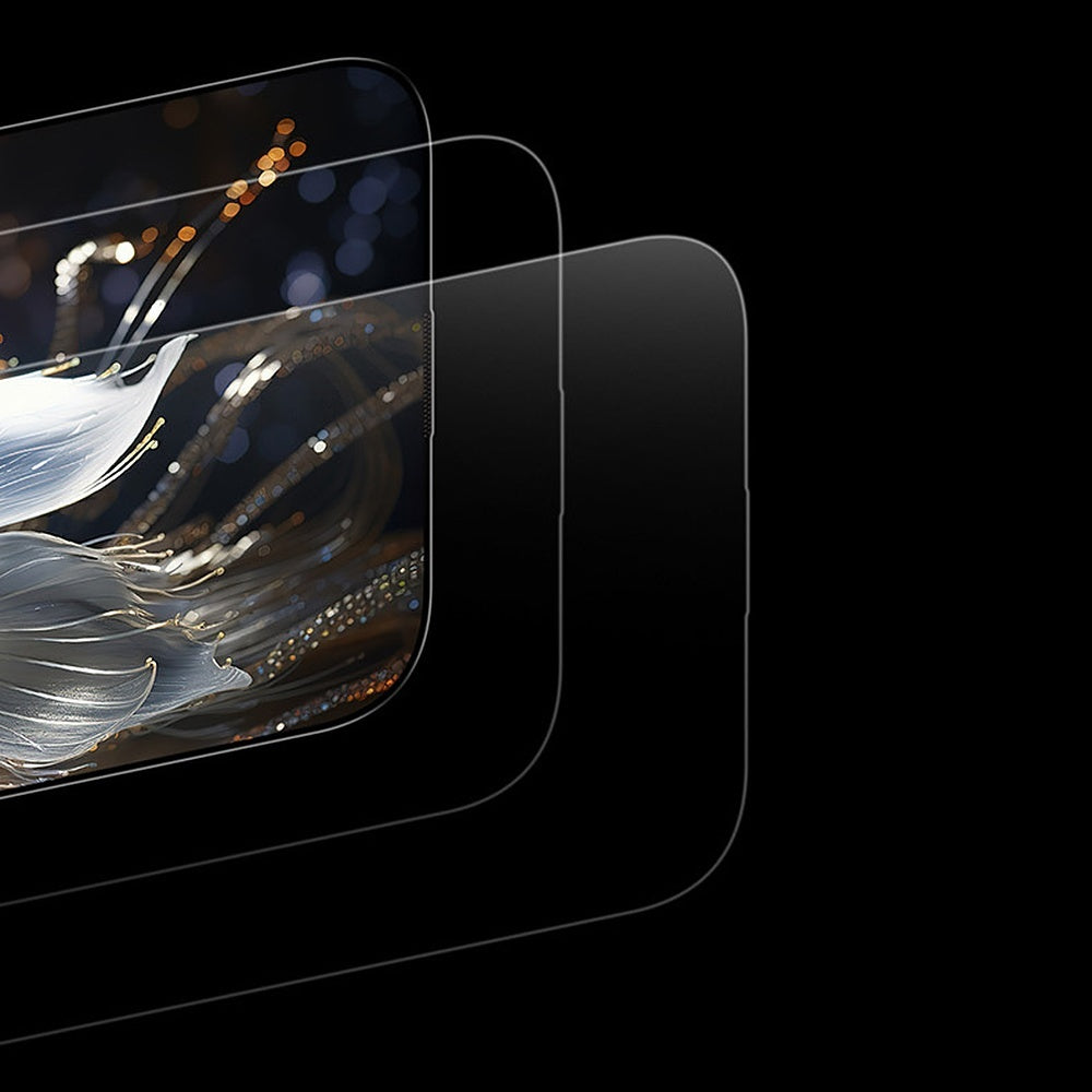 Displayschutzglas für iPhone 17 Pro Max, Benks Glass Warrior 2.0 AR-EZFita, Schwarzer Rahmen